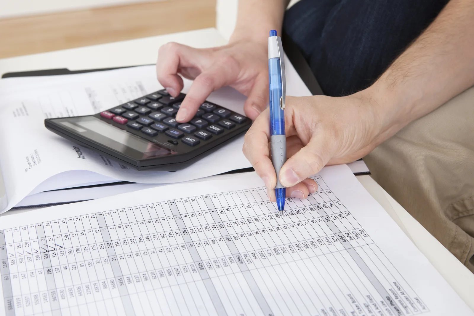 Administratie op kantoor